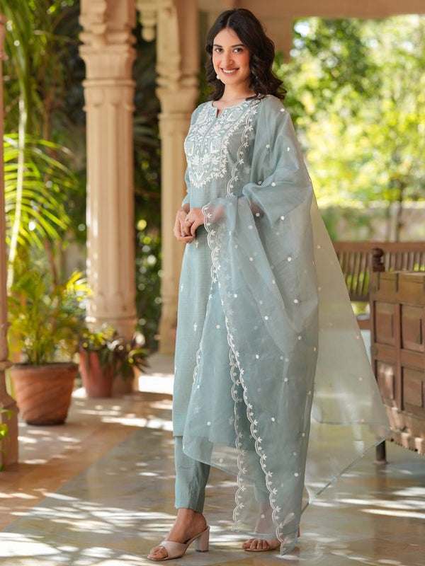 Embroidered Kurta Set