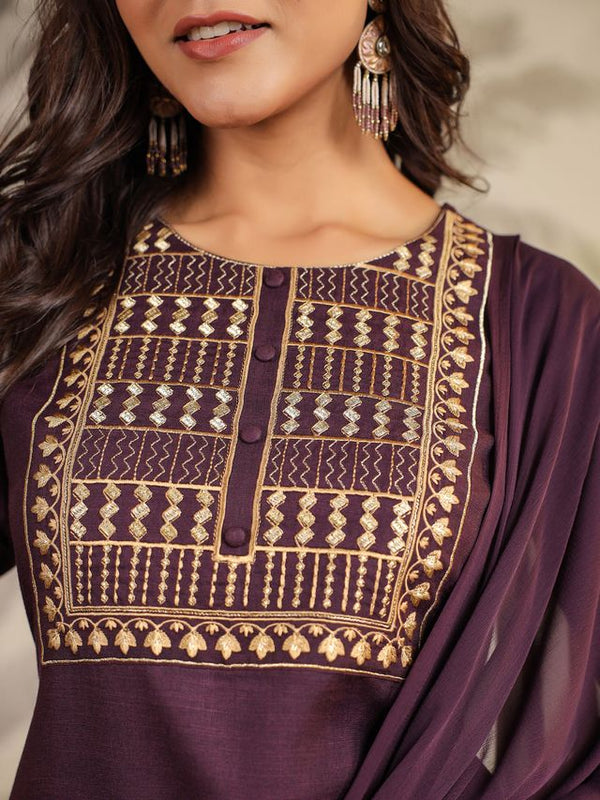 Zari Emb With Nazneen Dupatta